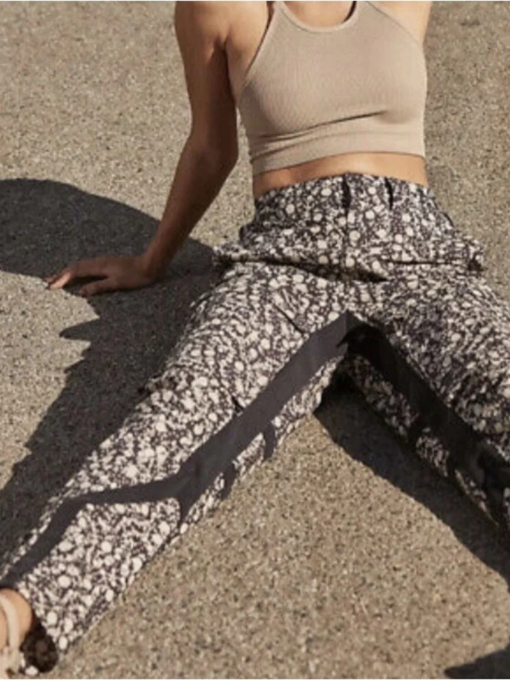 Free People Love You Back Pant Printed Pants Size M